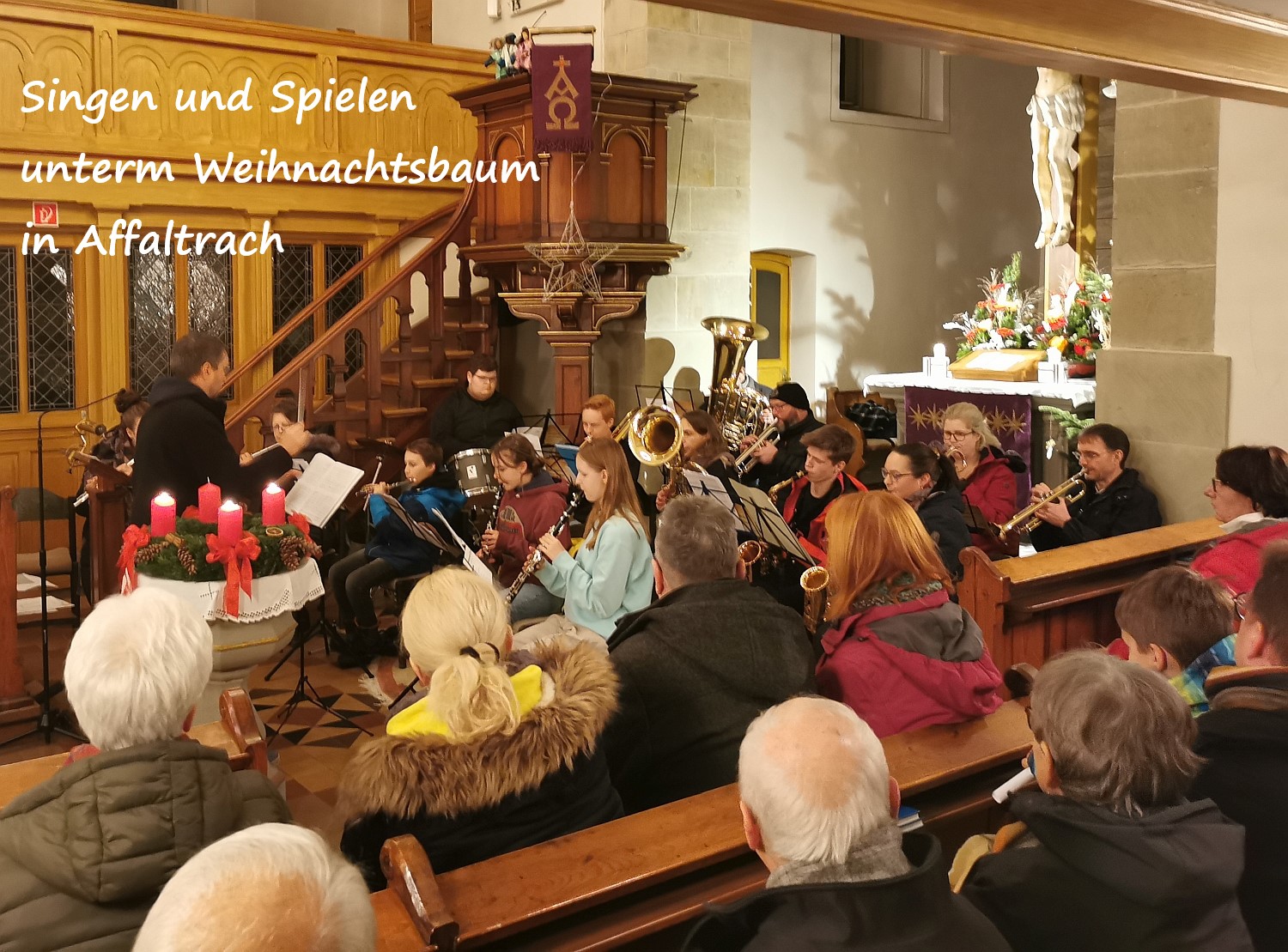 Foto vom Musikverein in der Kirche